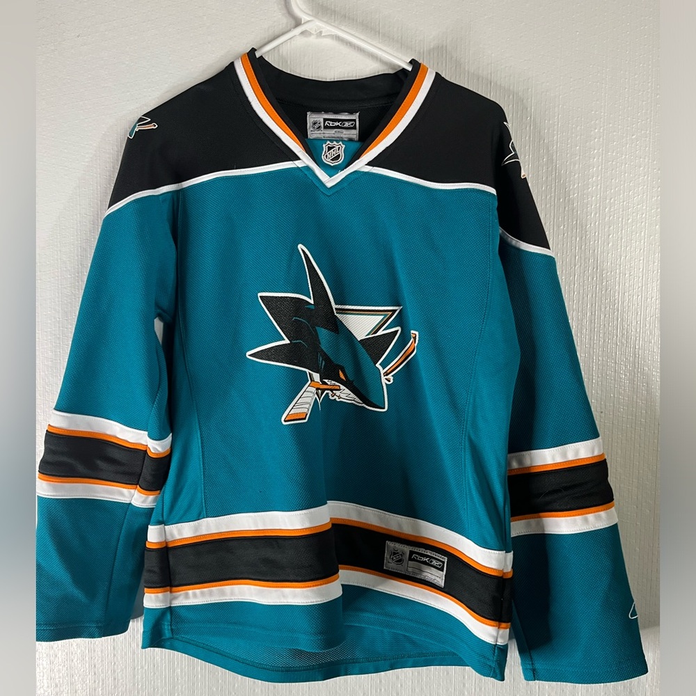 Teal and Black Hockey Jersey